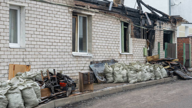 Professional Fire Damage Removal technician working in Webster, FL